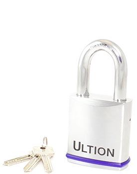 Ultion 70mm Padlock - 50mm Shackle - Ultion Cylinder