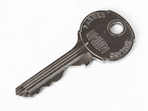 Extra key for Union Cylinders